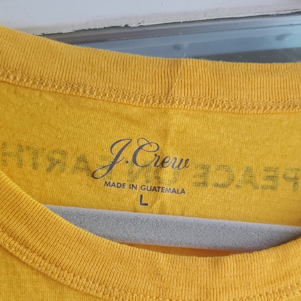 J. Crew Yellow Graphic Tee - Picture 3 of 6